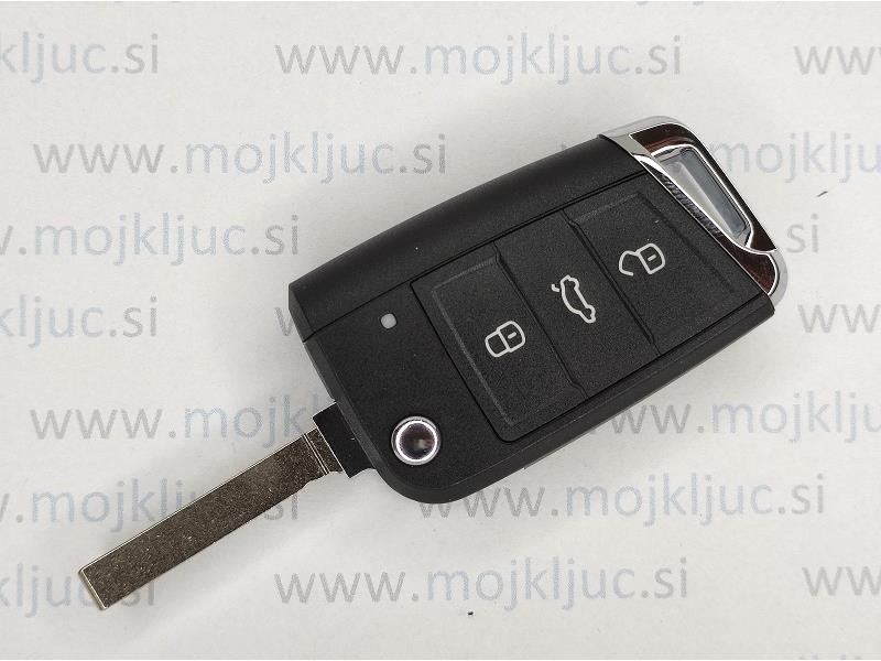 Ohišje za ključ VOLKSWAGEN - zložljiv