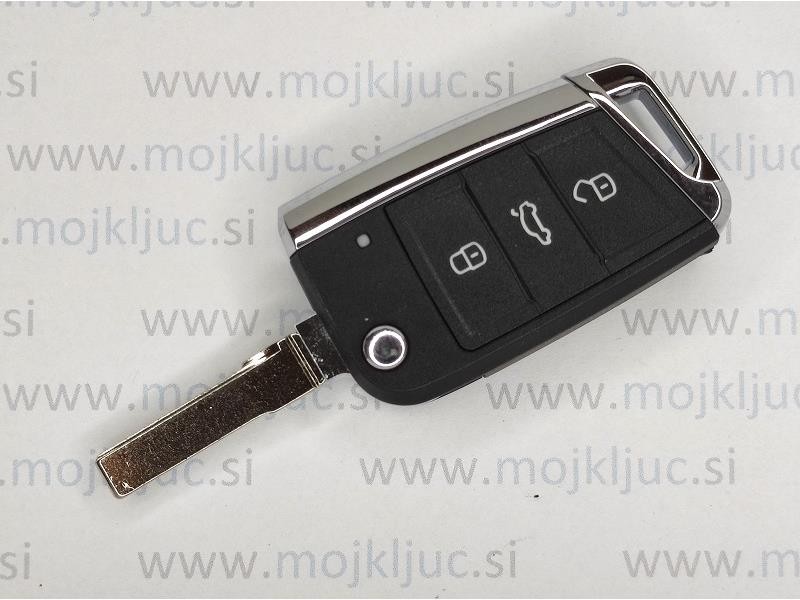 Ohišje za ključ VOLKSWAGEN - zložljiv
