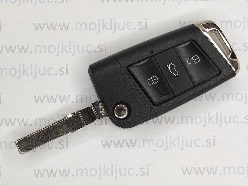 Ohišje za ključ ŠKODA - zložljiv